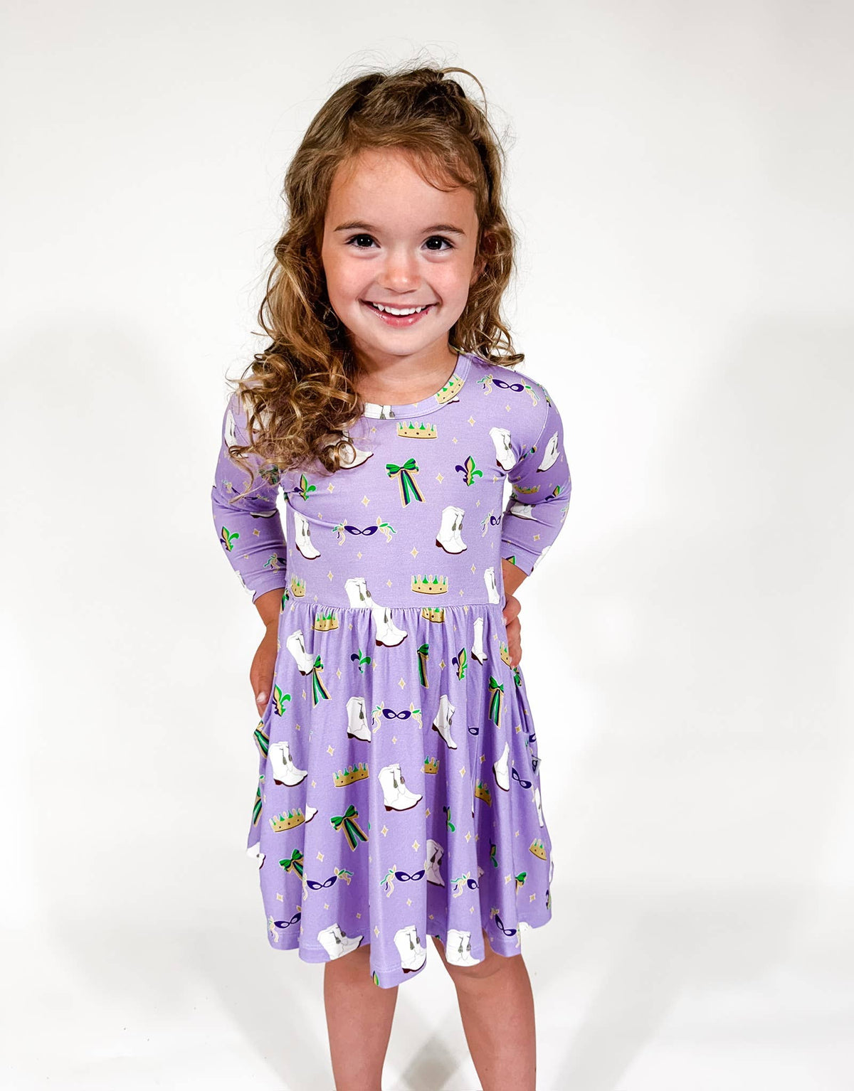 Mardi Gras Queen Bamboo Dress