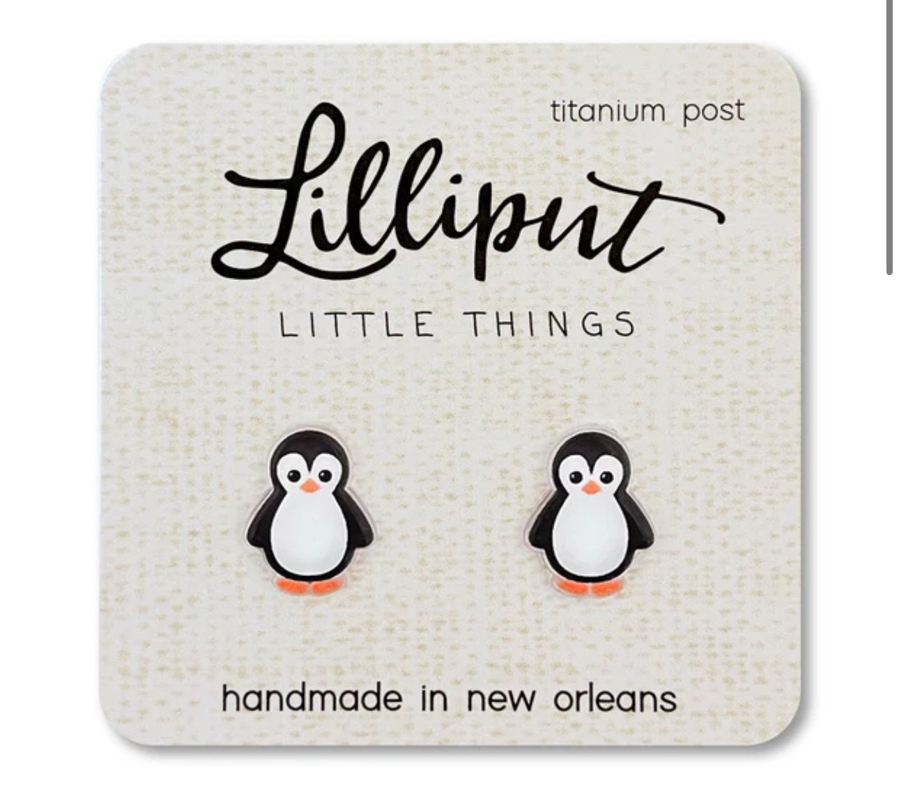 Penguin Earrings