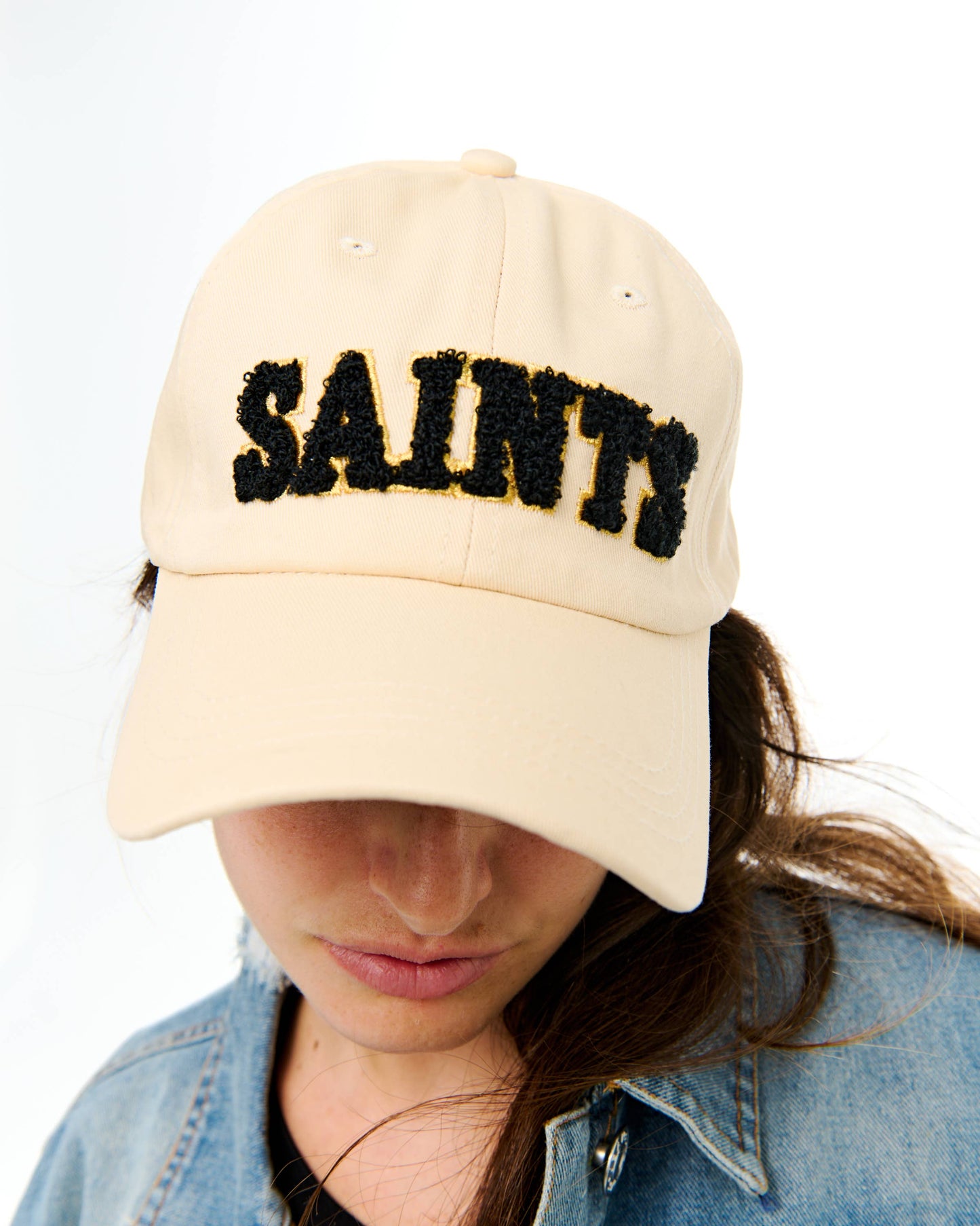 Chenille “SAINTS” Baseball Cap