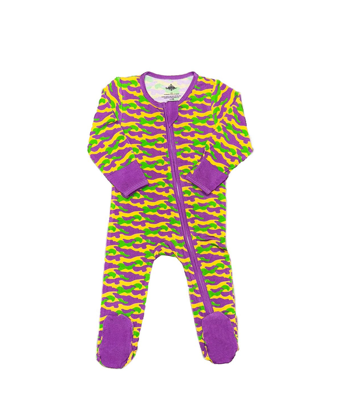 Mardi Gras Camo Romper