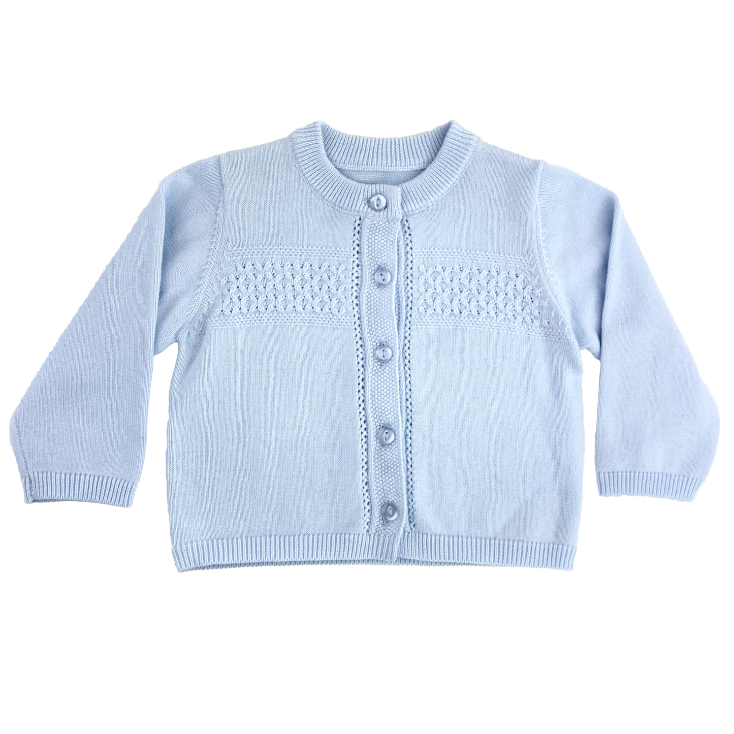 Blue Diamond Lightweight Knit Cardigan Sweater