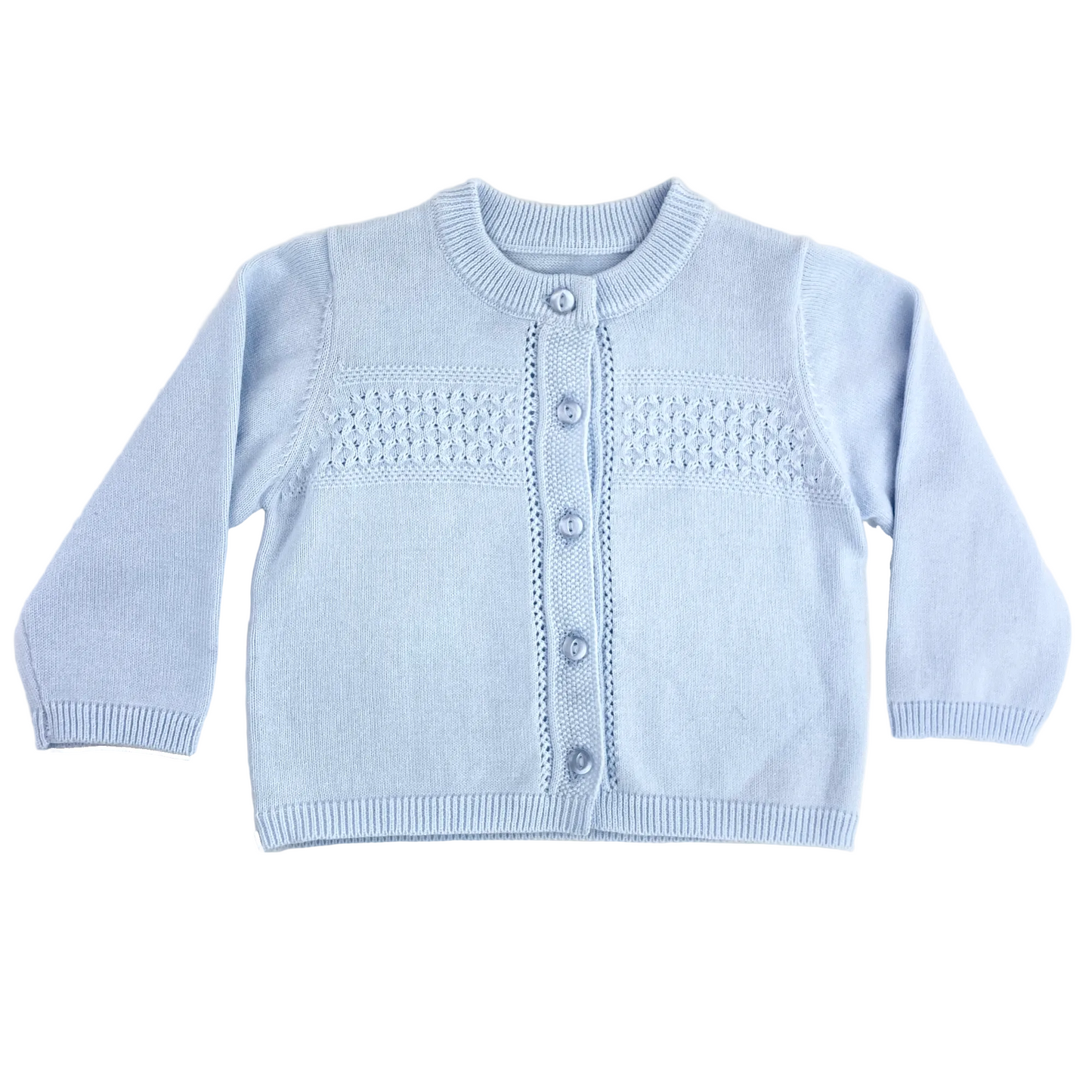 Blue Diamond Lightweight Knit Cardigan Sweater