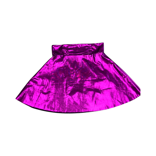 Purple metallic skirt