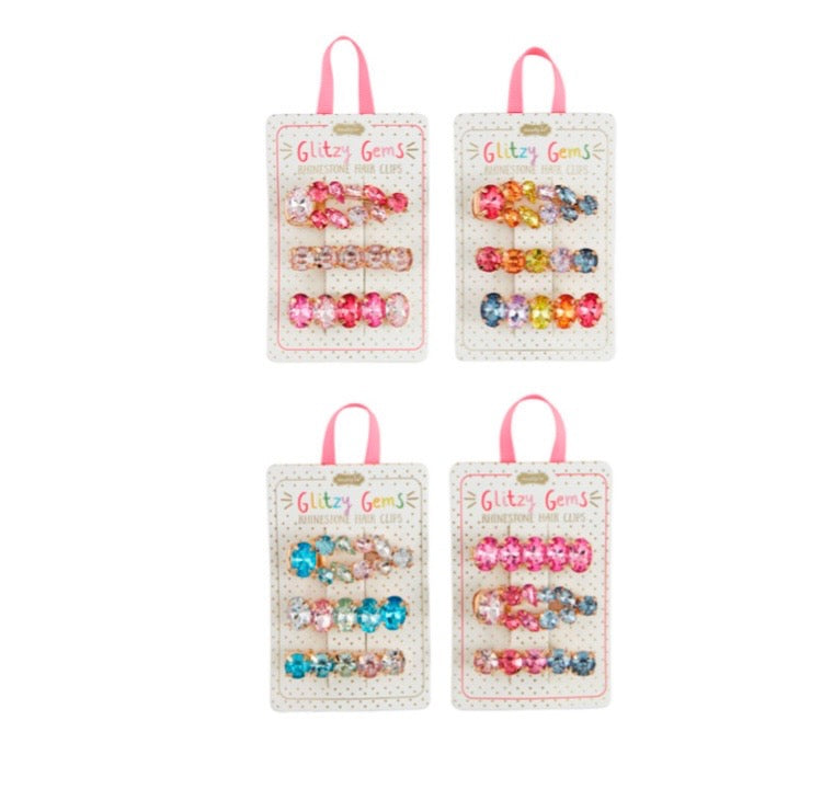 Glitzy Gems Hair clips
