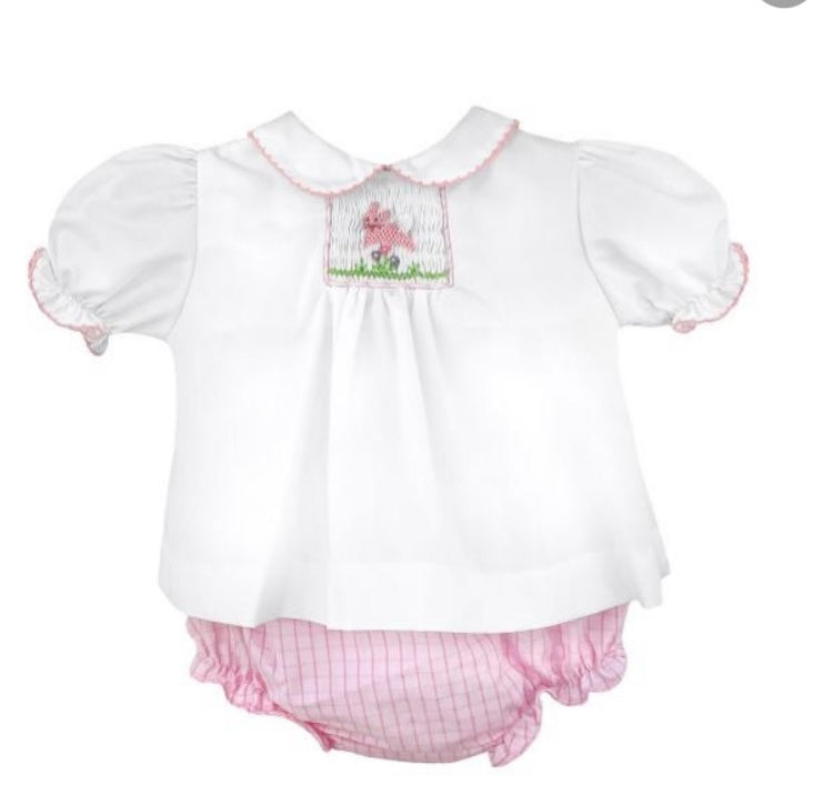 Pink Easter Diaper Set