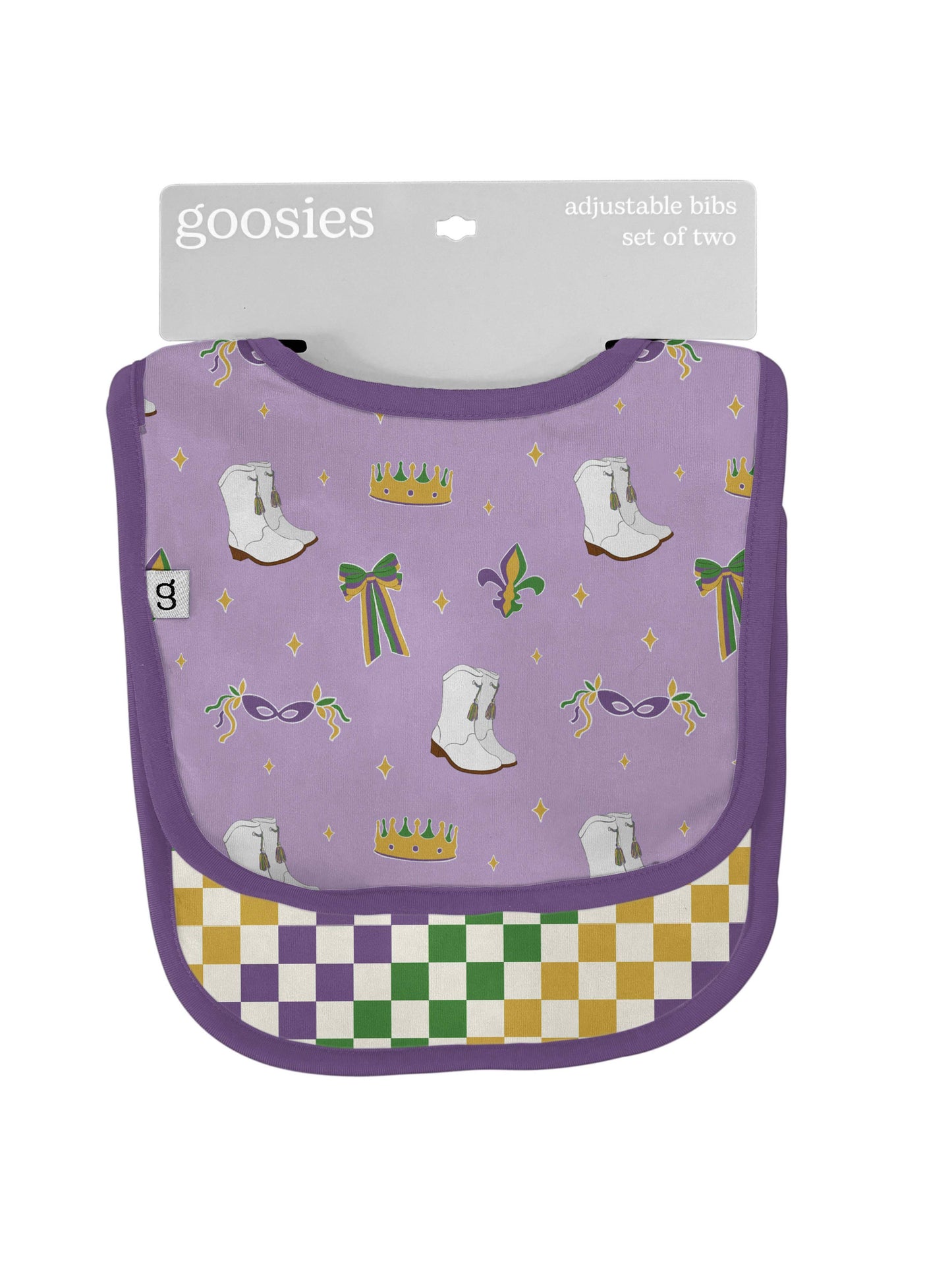 Mardi Gras Queen - Bib Set