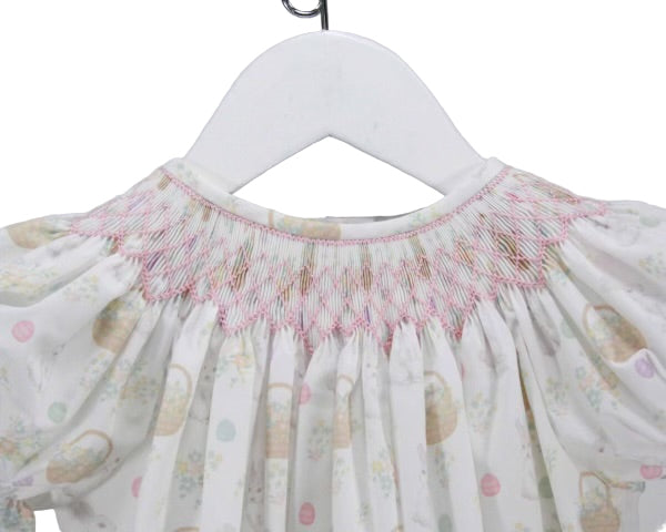 Bunny Easter Geometric Isabella Dress