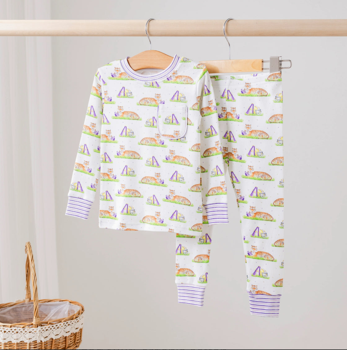 Mascot Mania in Louisiana Organic Cotton Pajama