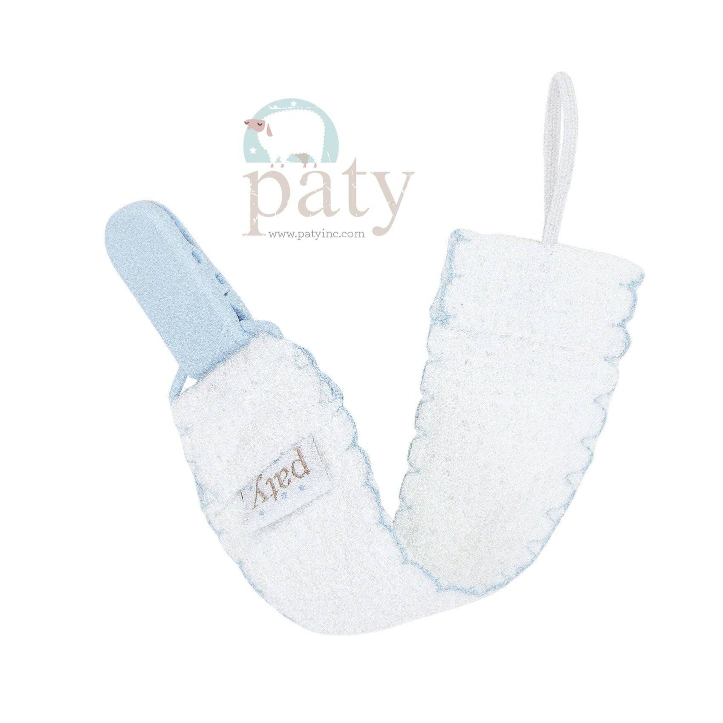 Paty Knit Pacifier Clip