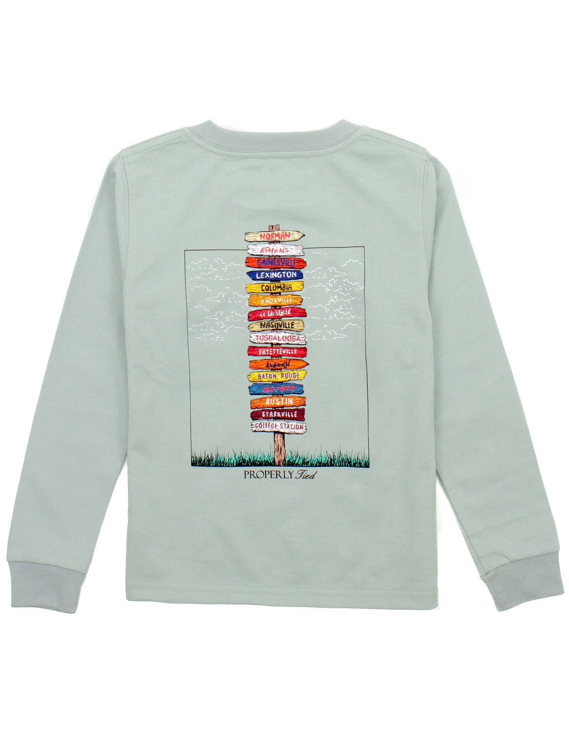 Chrome Grey Boys Southeastern Showdown LS Shirt