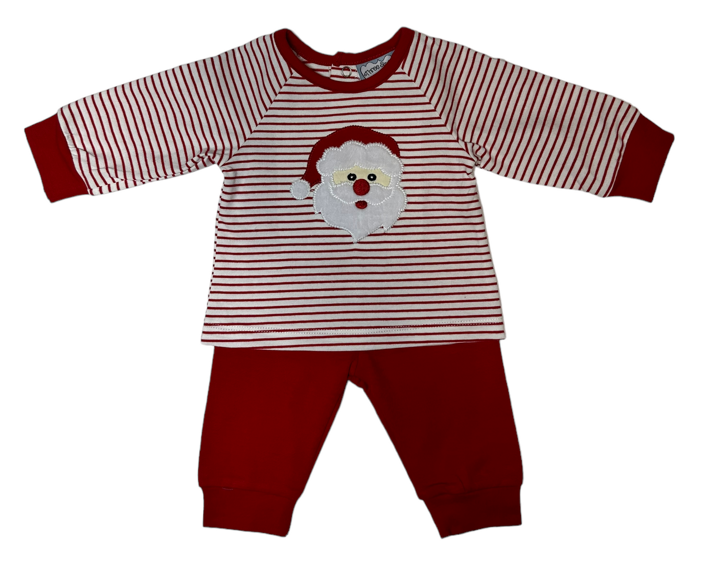 Santa Appliqué Boy Jogger Set