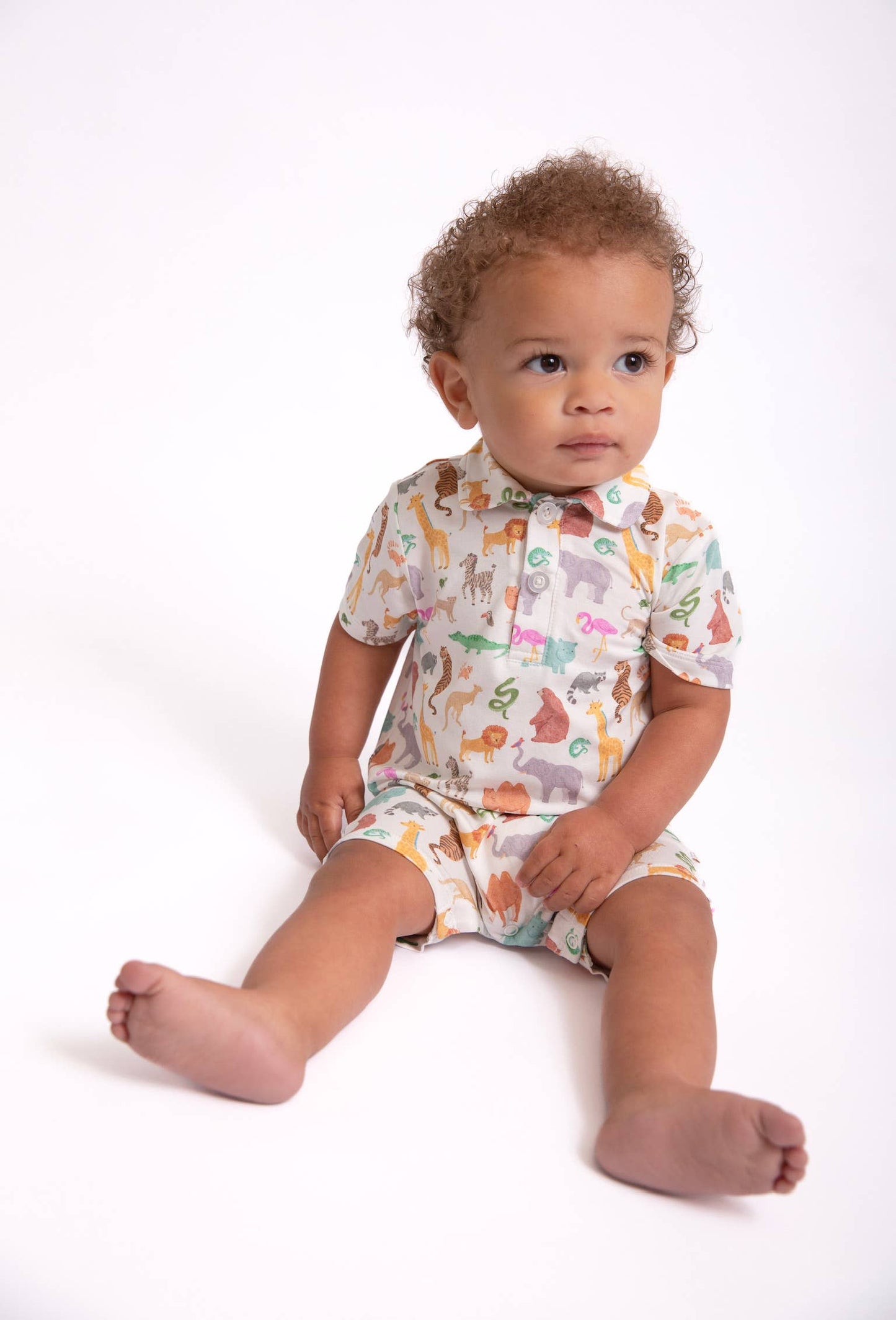Zoo Crew - SS Polo Romper