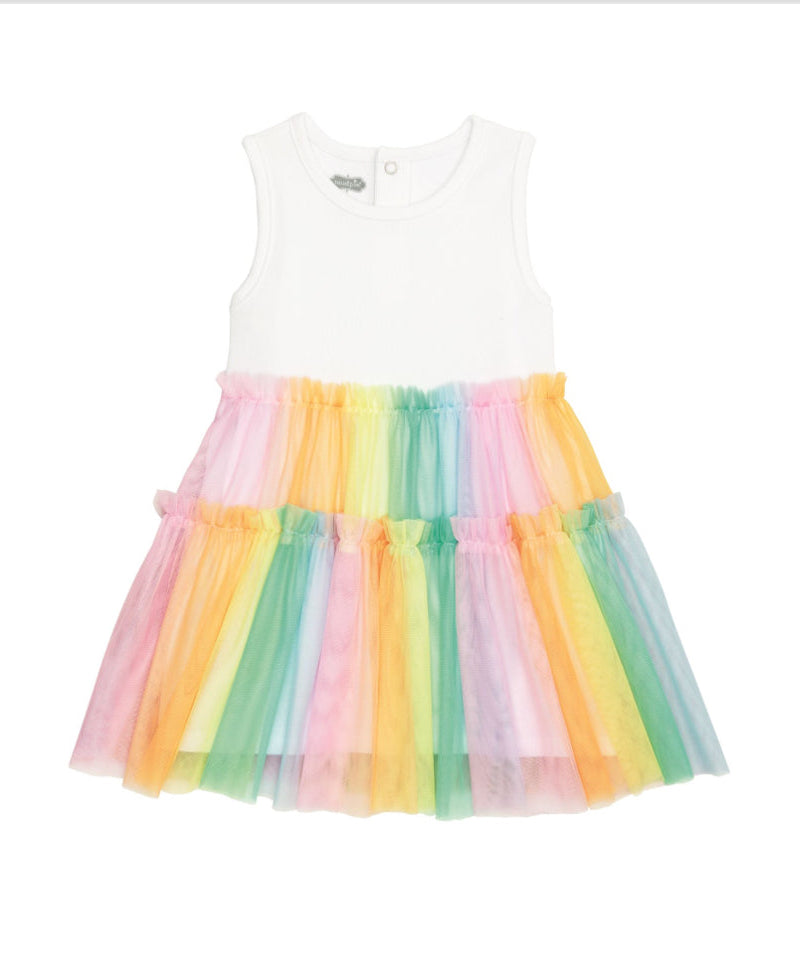 Rainbow Ombré Tutu Dress