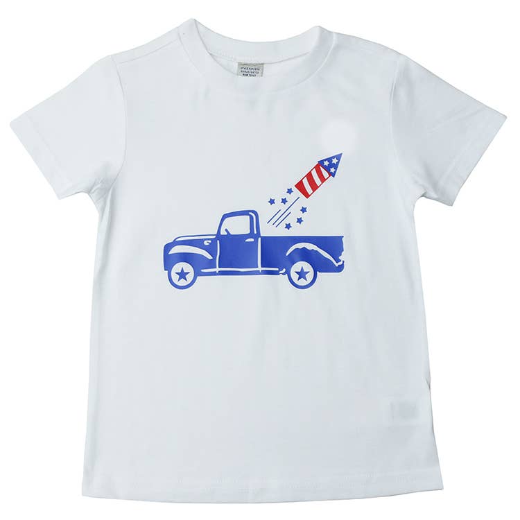 Boys Firecracker Truck Shirt