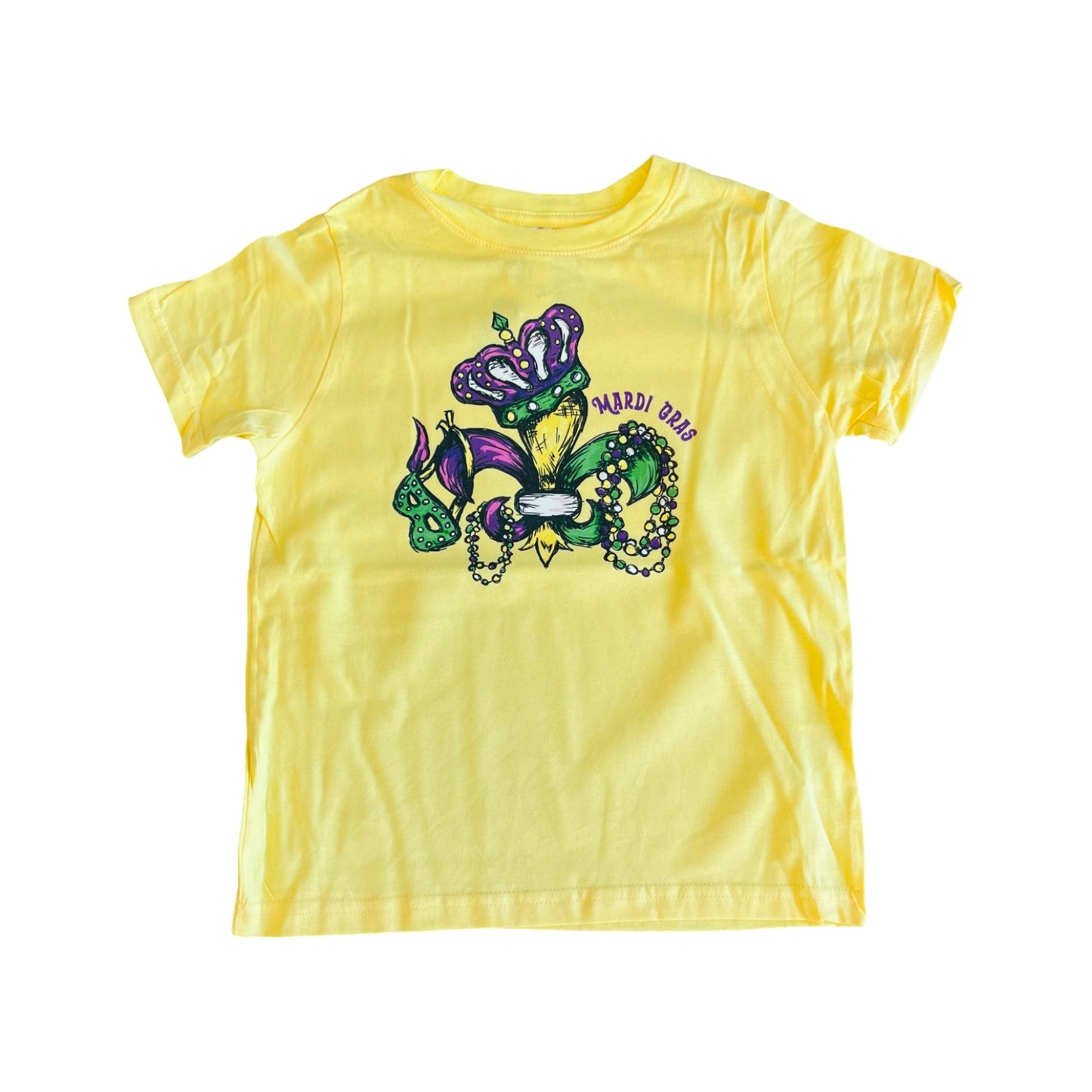 FLD Mardi Gras yellow shirt