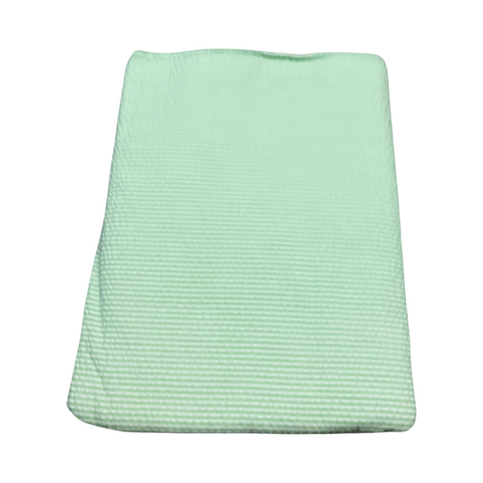 Green seersucker towel