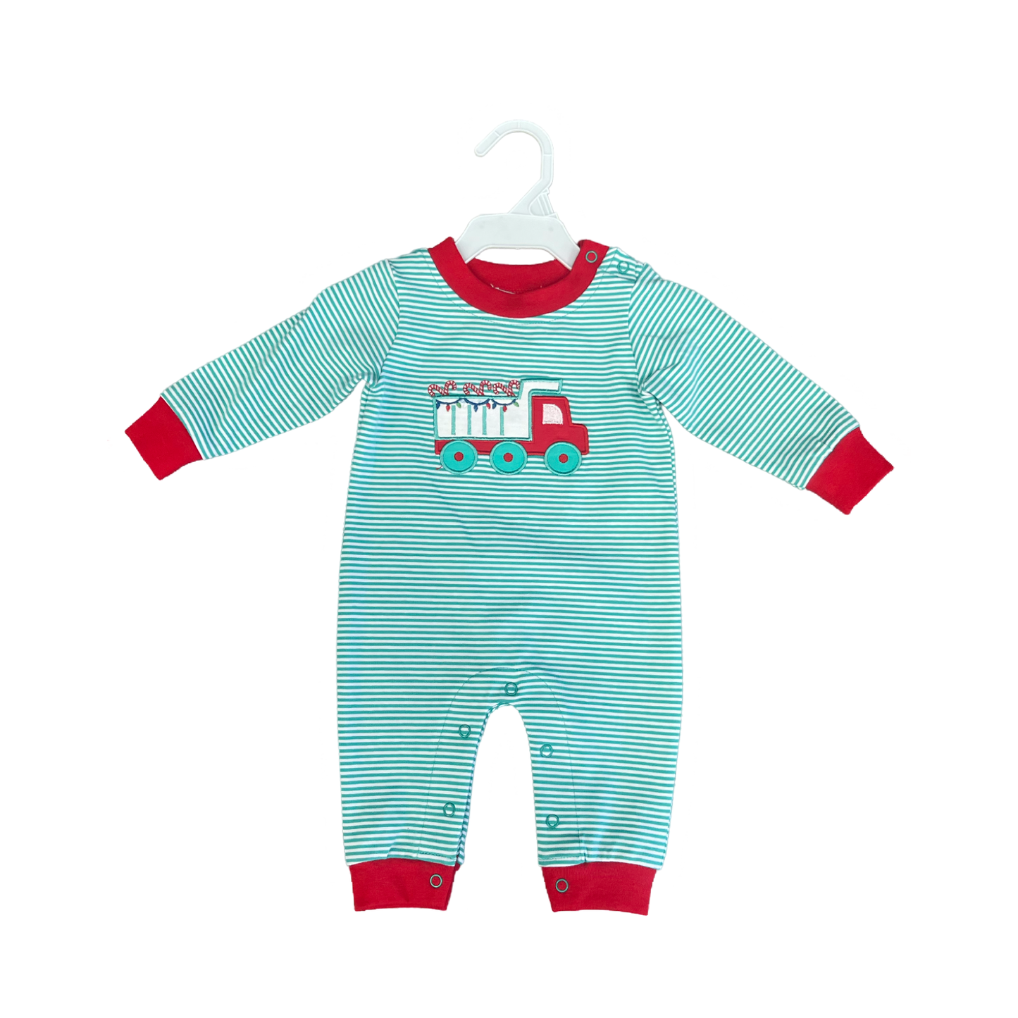Christmas Dumptruck Romper