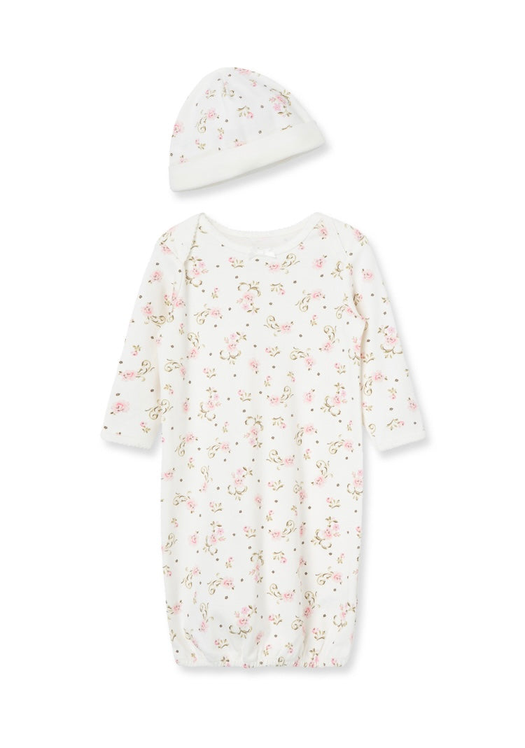 Vintage Rose Gown and Hat