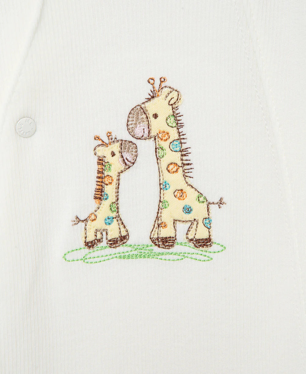 Giraffe Footie and Hat Set