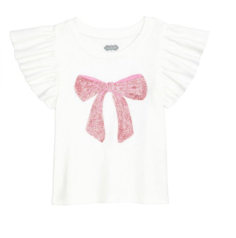 Dance Ruffle Tee Bow