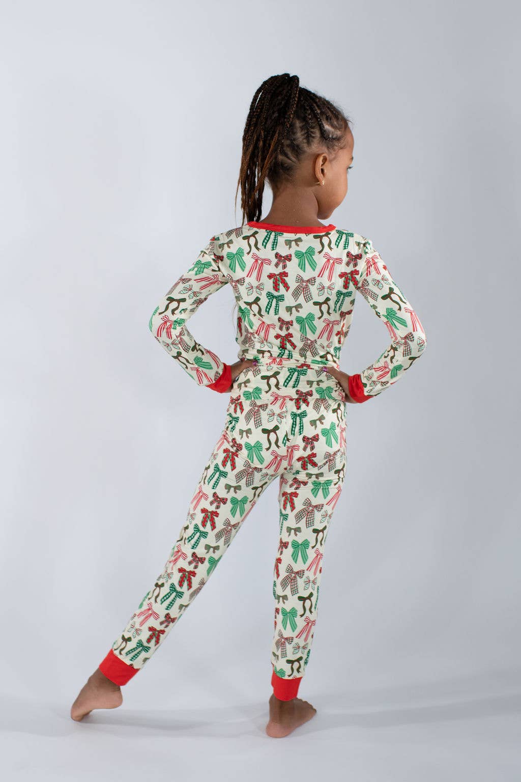 Holiday Bows Bamboo Pajamas