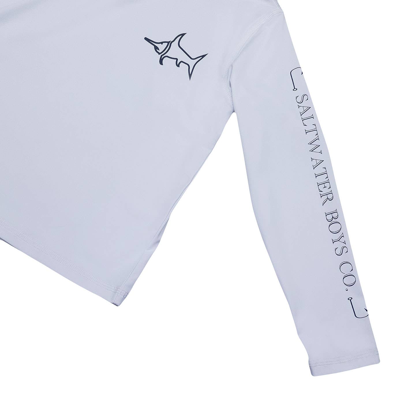 Boys White Rashguard