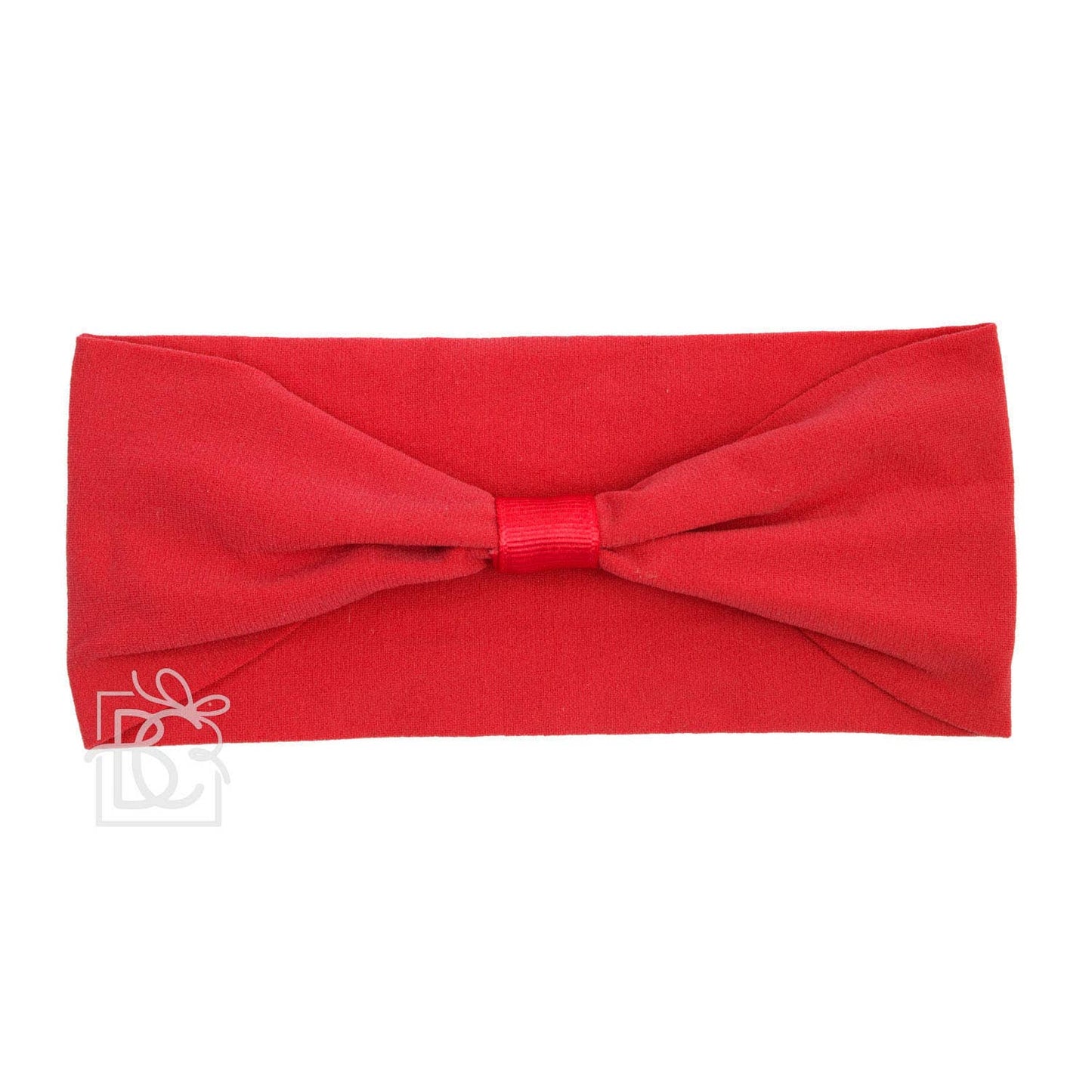 WIDE PANTYHOSE ADD-A-BOW HEADBAND: RED / 3+ Months