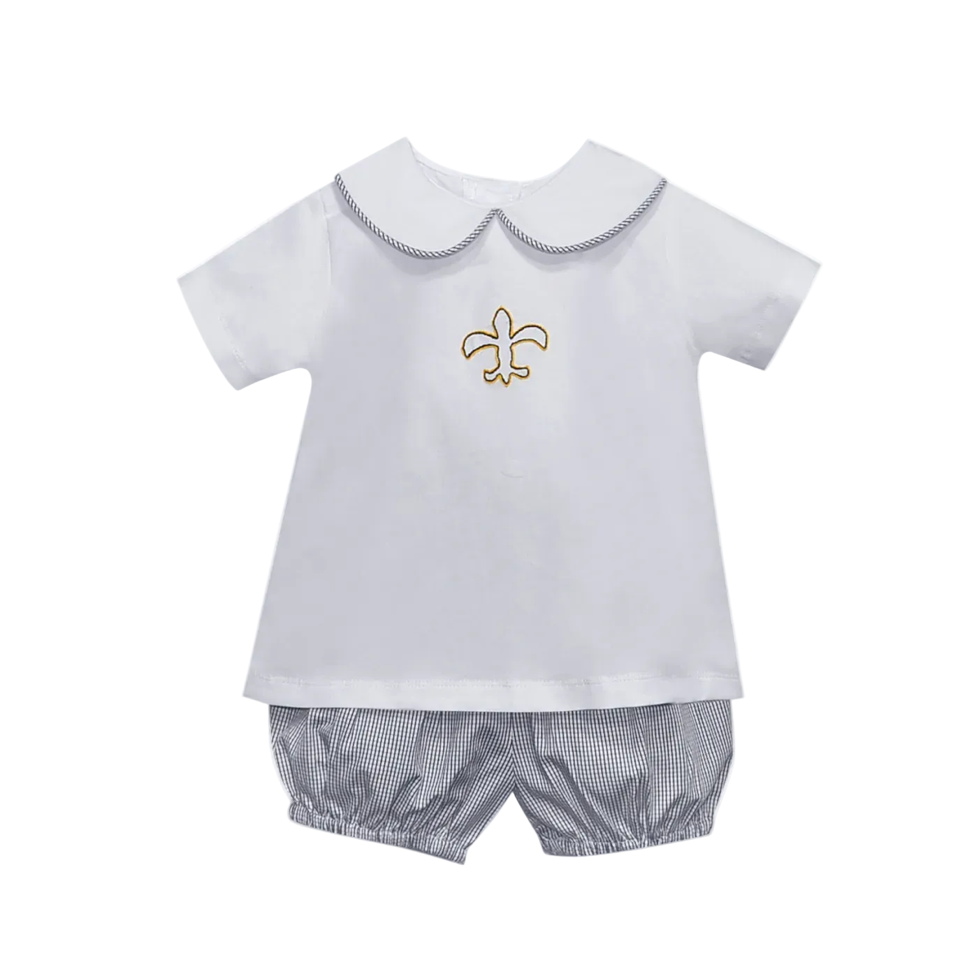Fleur De Lis Knit Short Set