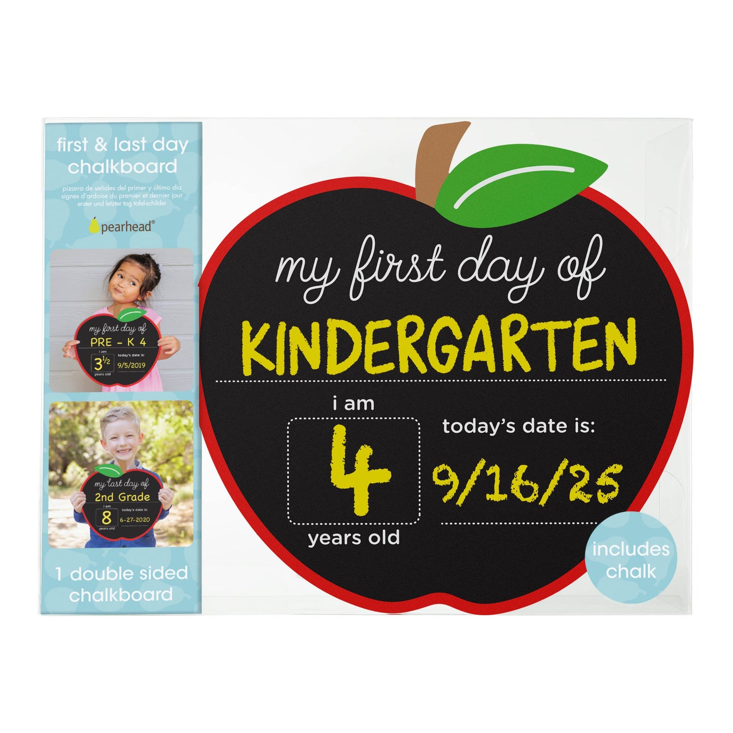 First and Last Day of School Reversible Chalkboard Sign