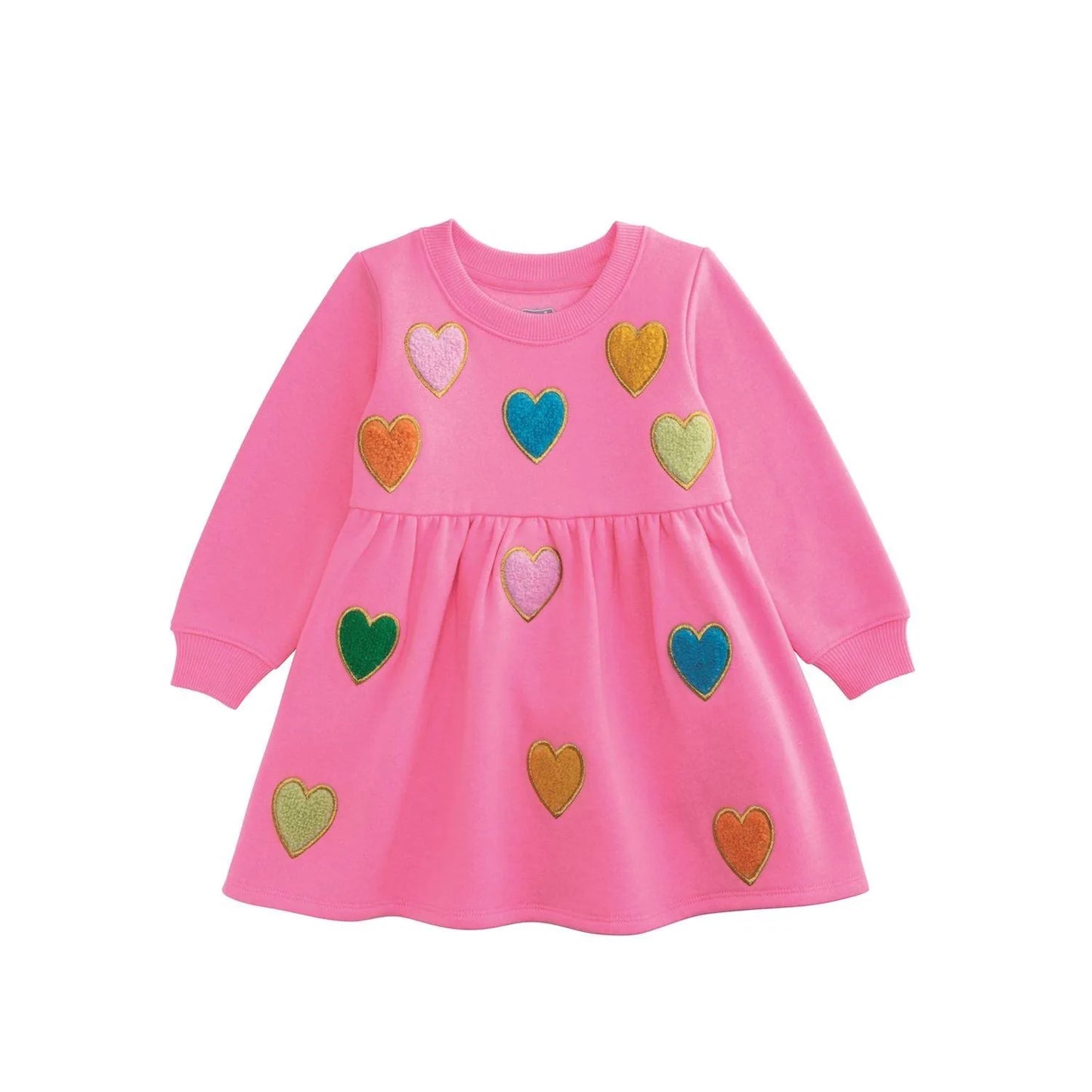 Hearts Sweatshirt Dress