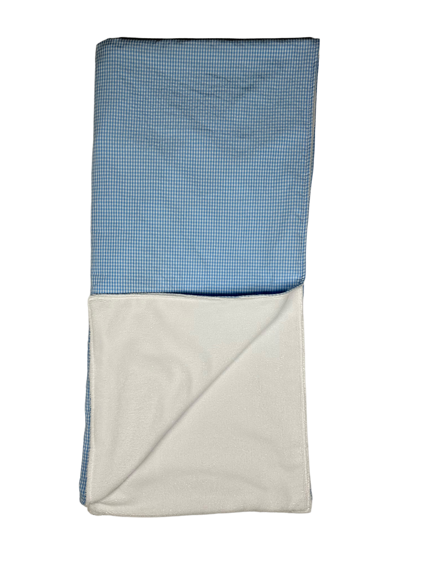 Blue Gingham Beach Towel