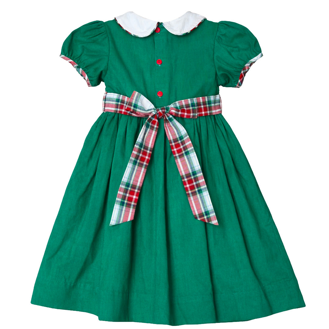 Green Corduroy Dress
