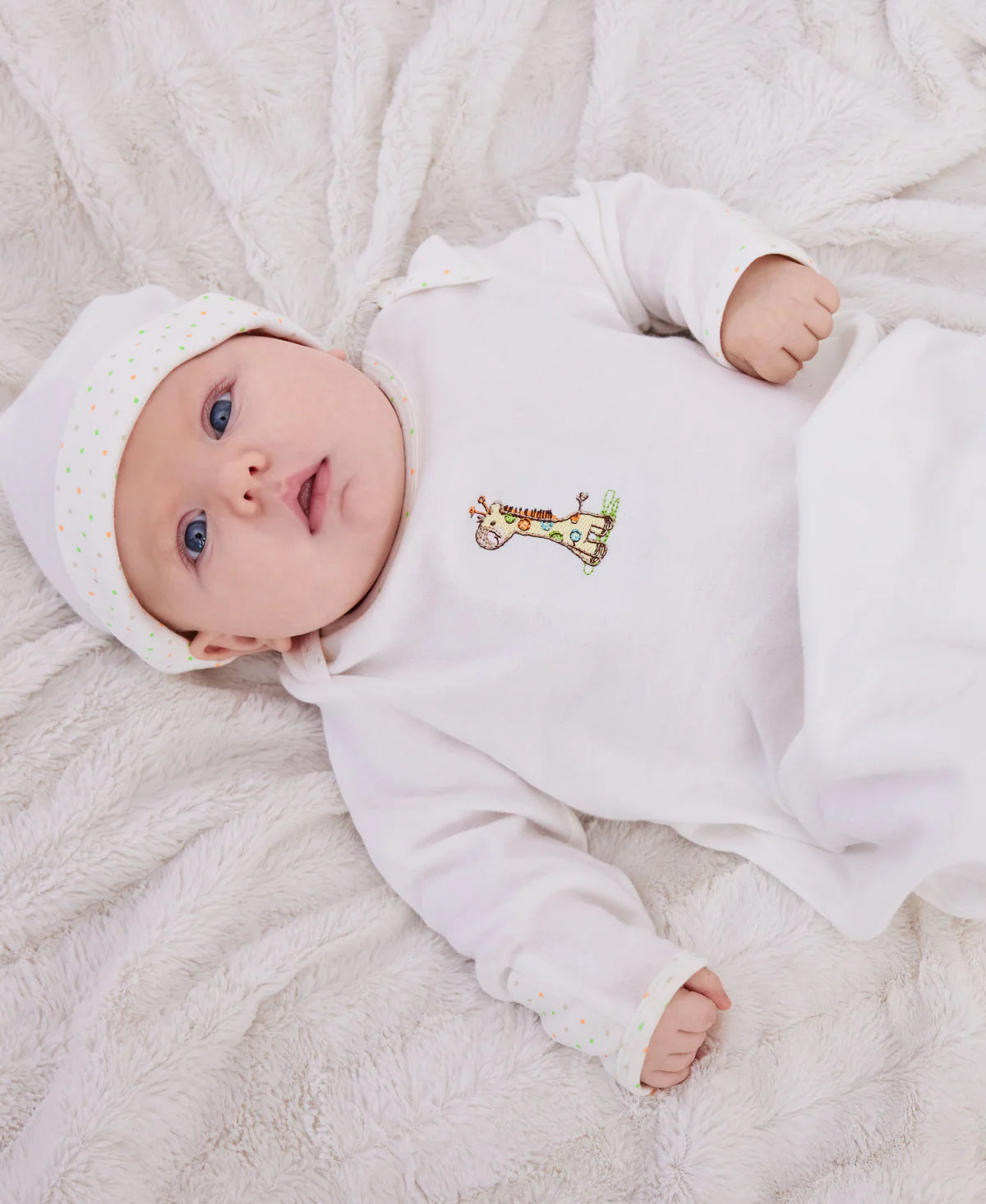 Giraffe Gown and Hat Set