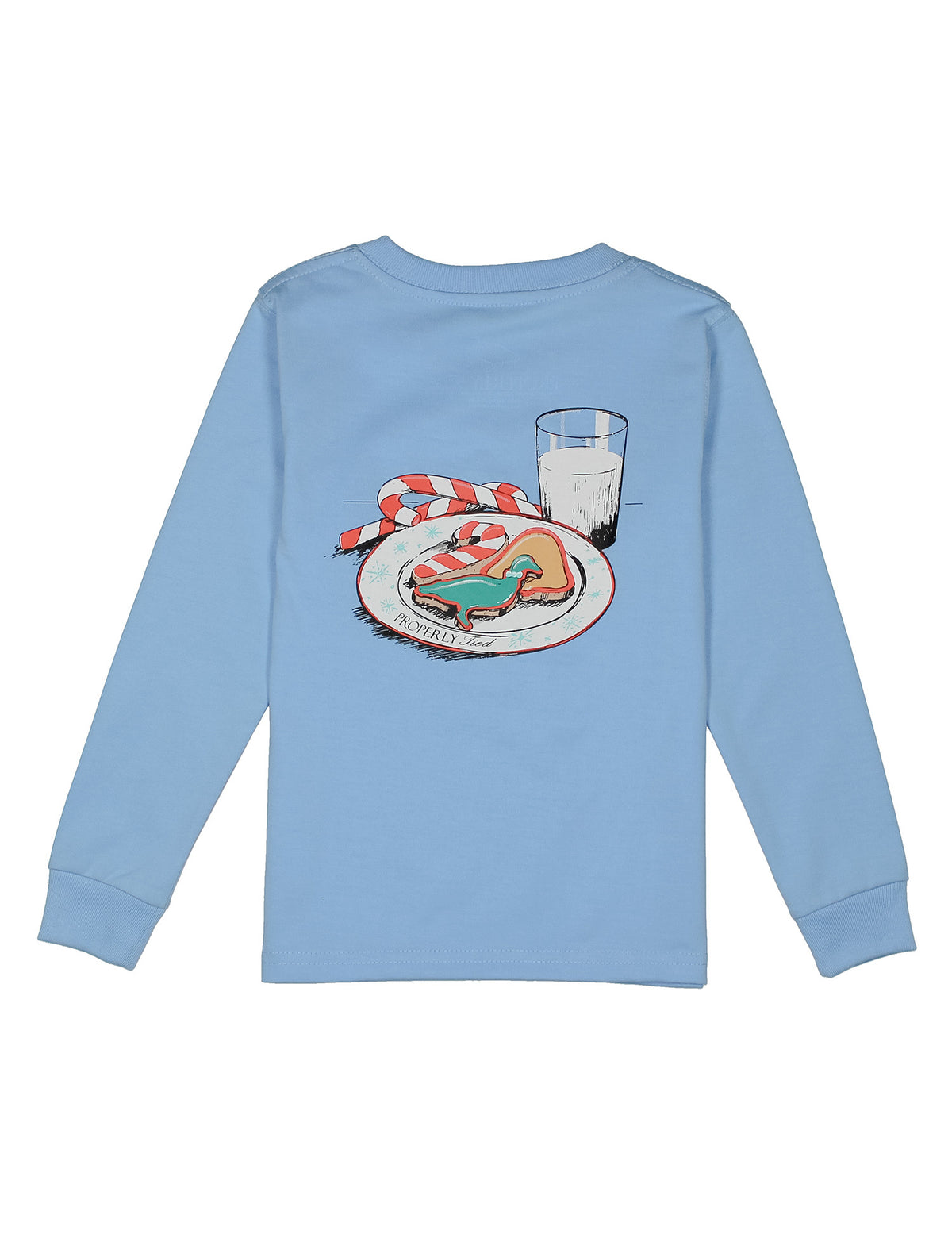 Milk and Cookies Shirt Light Blue