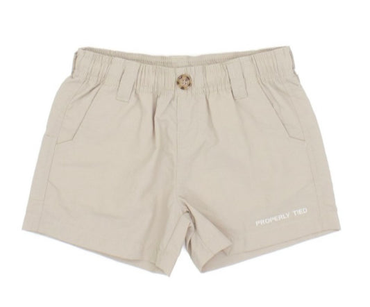 Khaki mallard shorts