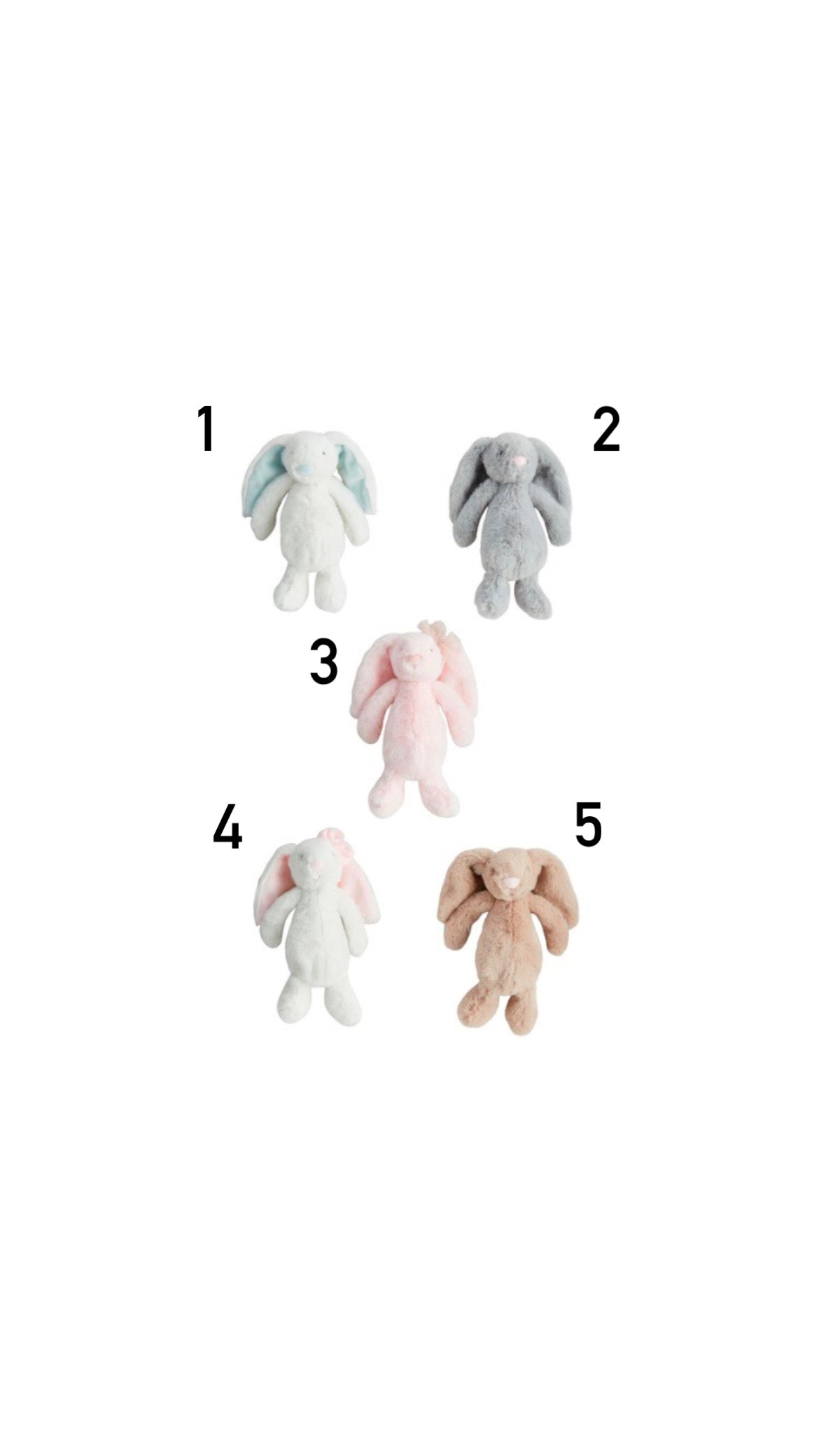 Mini Plush Bunnies