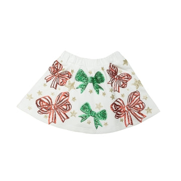 Sequin All the Bows Skort Set