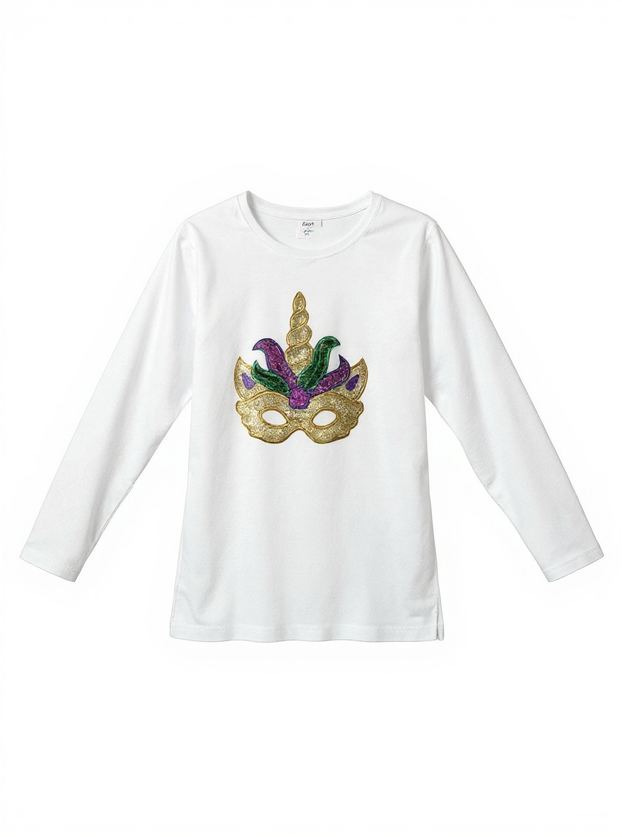 Sparkles Appliqué Unicorn Shirt