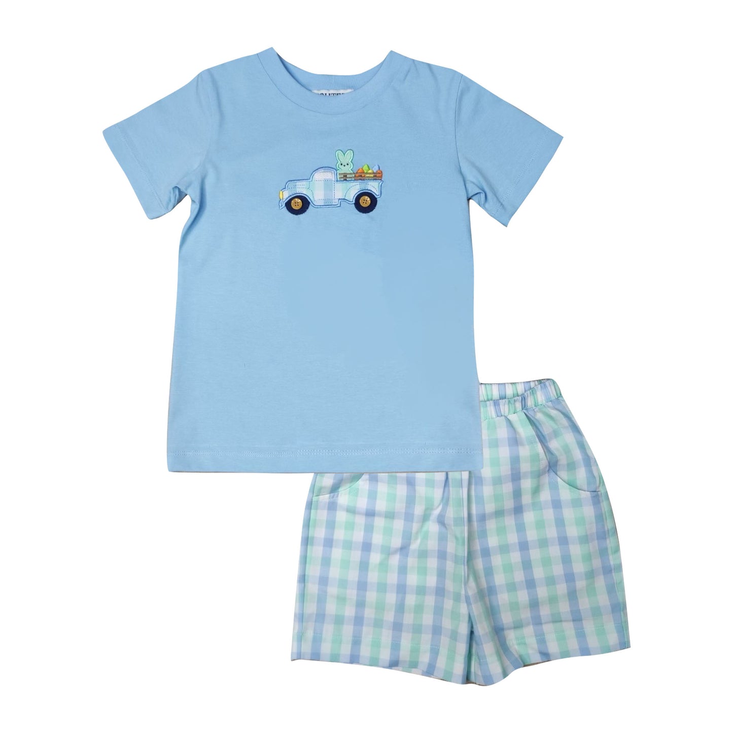 Easter Truck Short Set