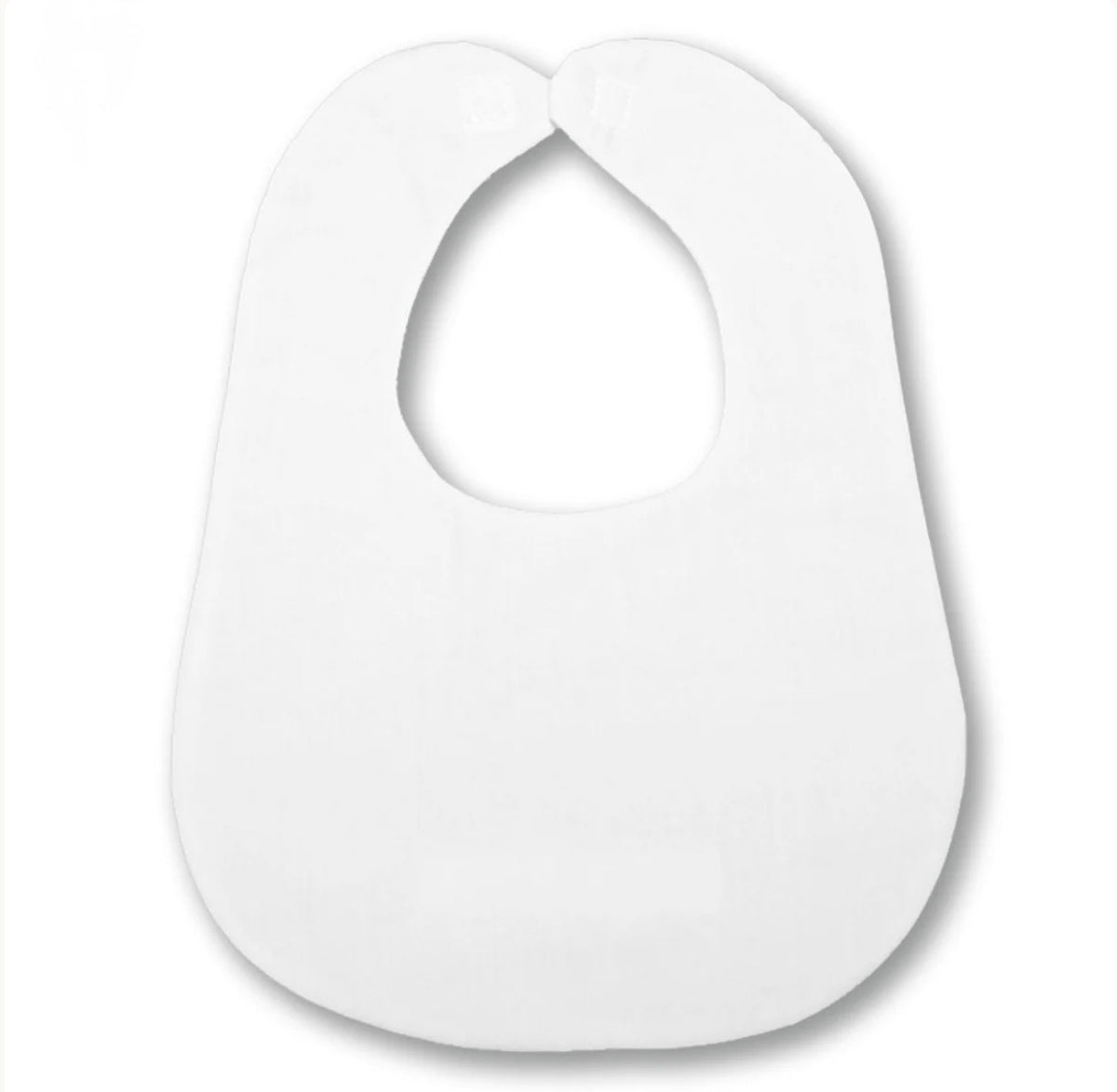 White Baby Bib