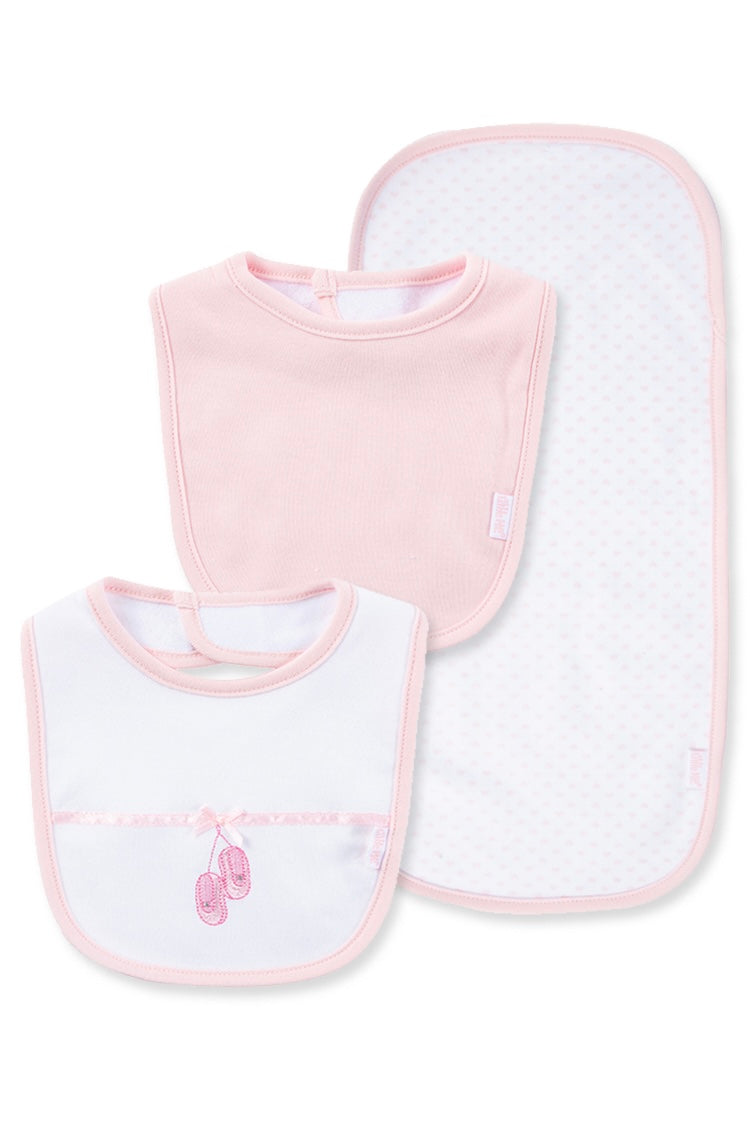 Ballerina Bib and Burp Set