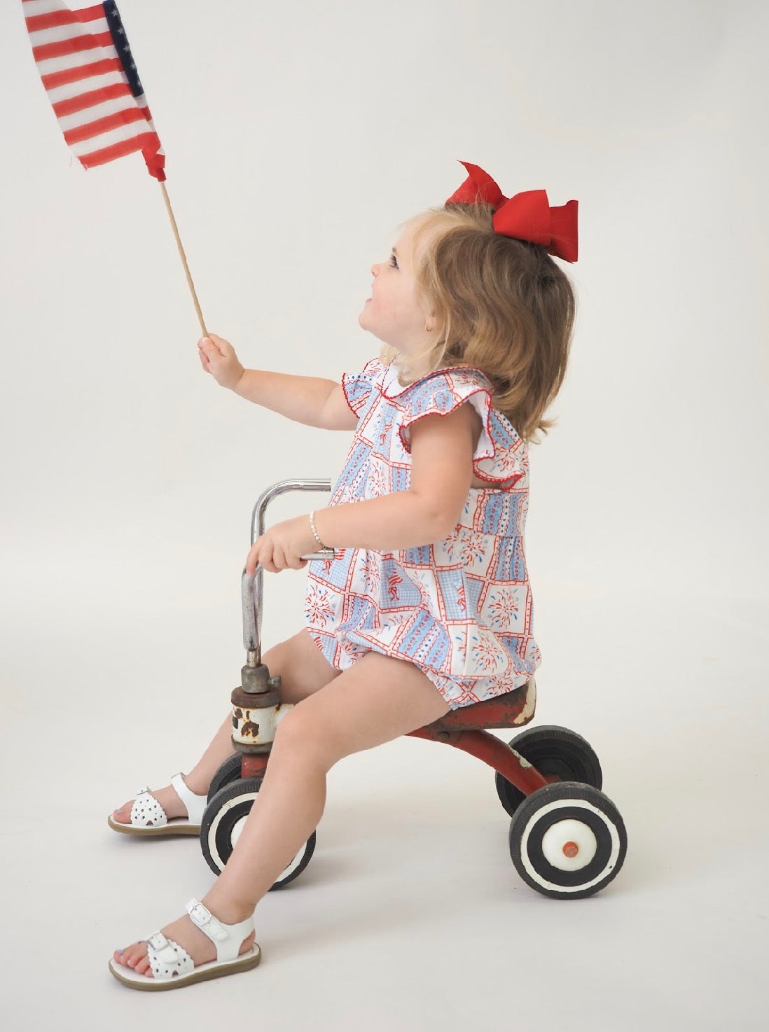 Patriotic Patchwork Penelope Prep Bubble