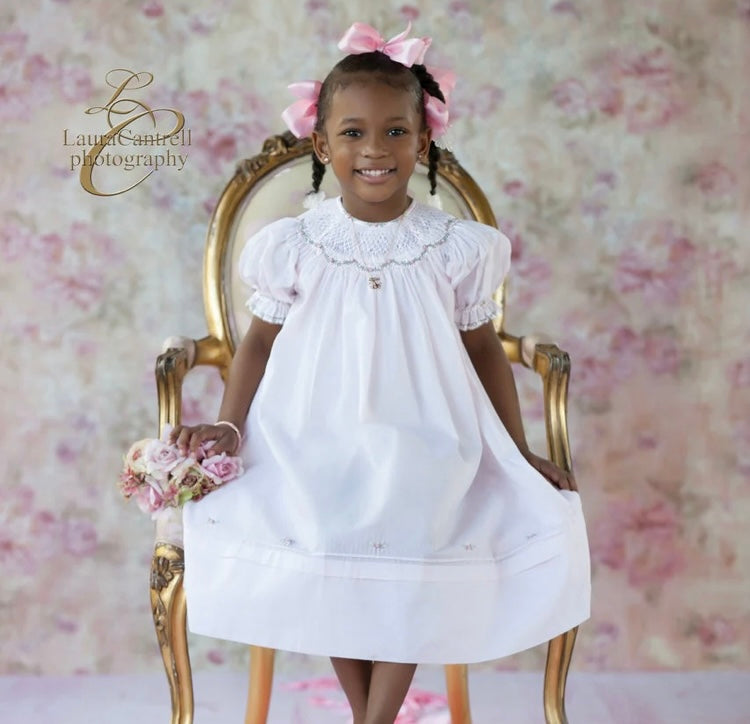 Feltman Pink Rosette Bishop Dress