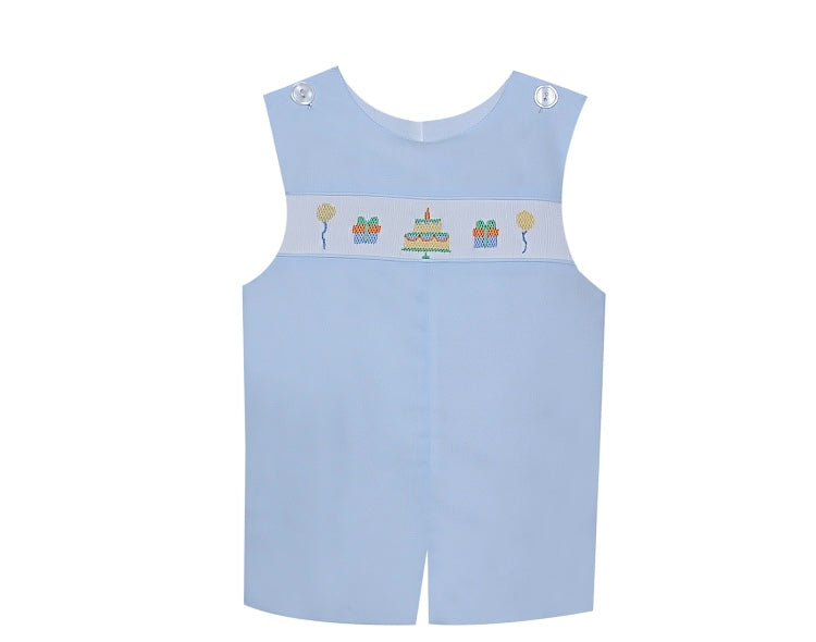 Smocked Birthday Shortall