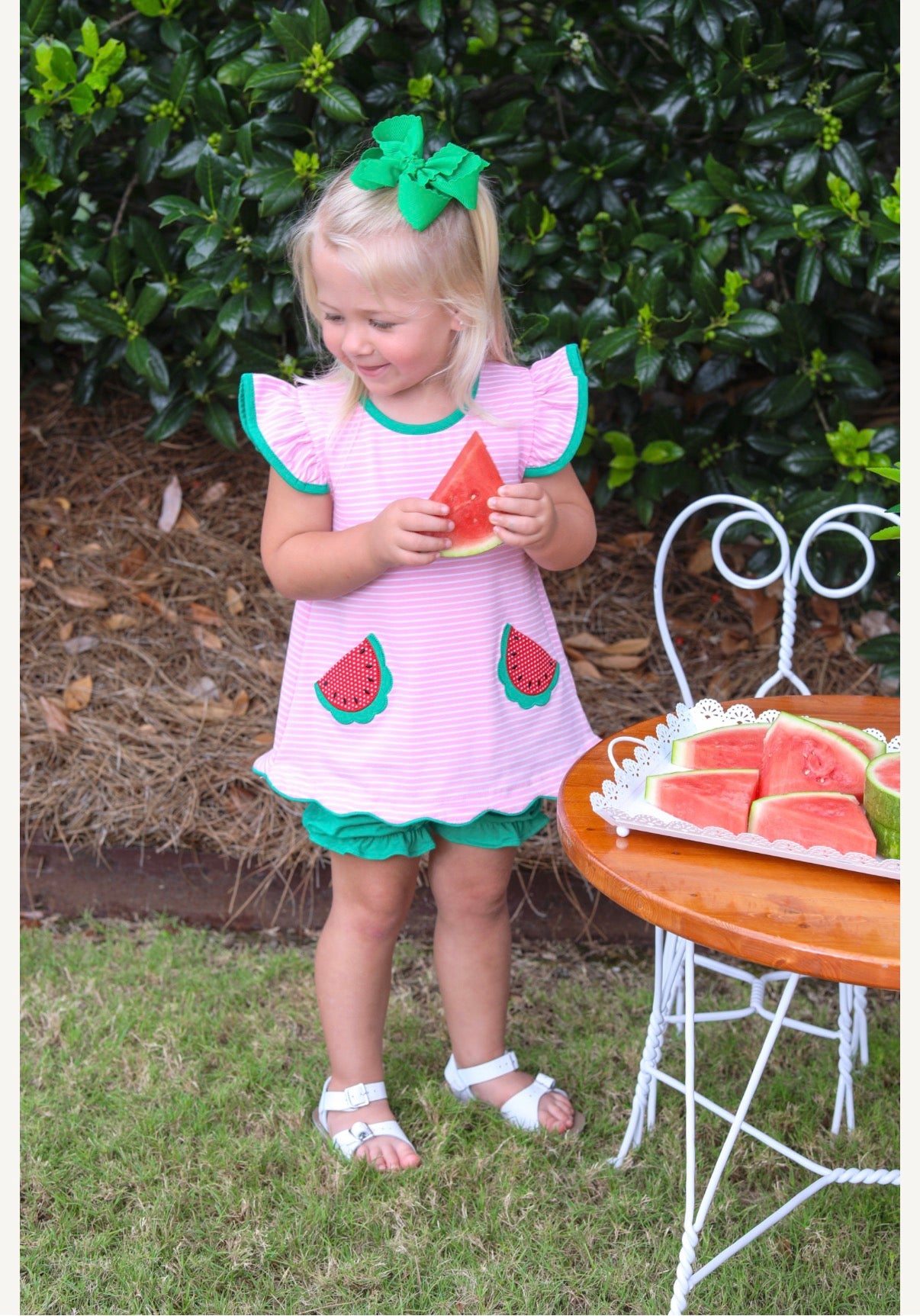 One In A Melon Bloomer Set