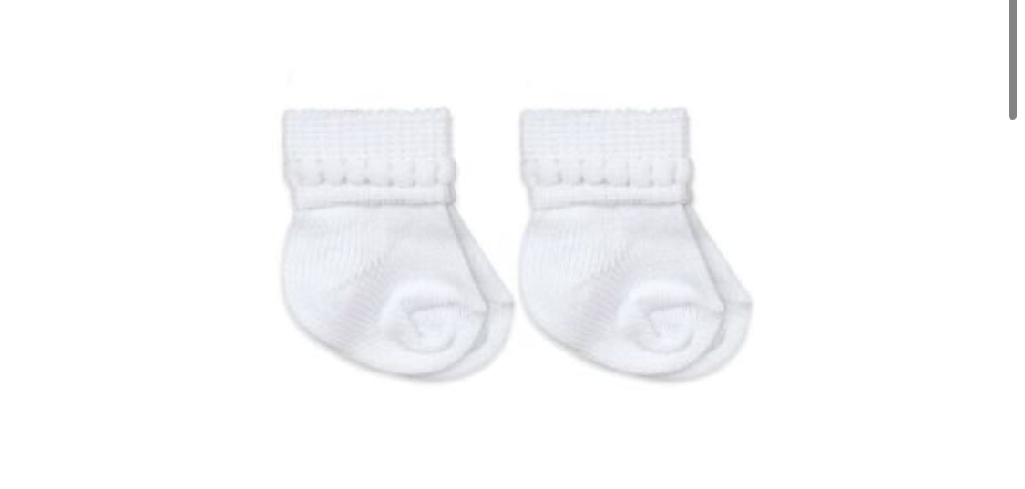 White Bubble Socks 2 Pack Pair