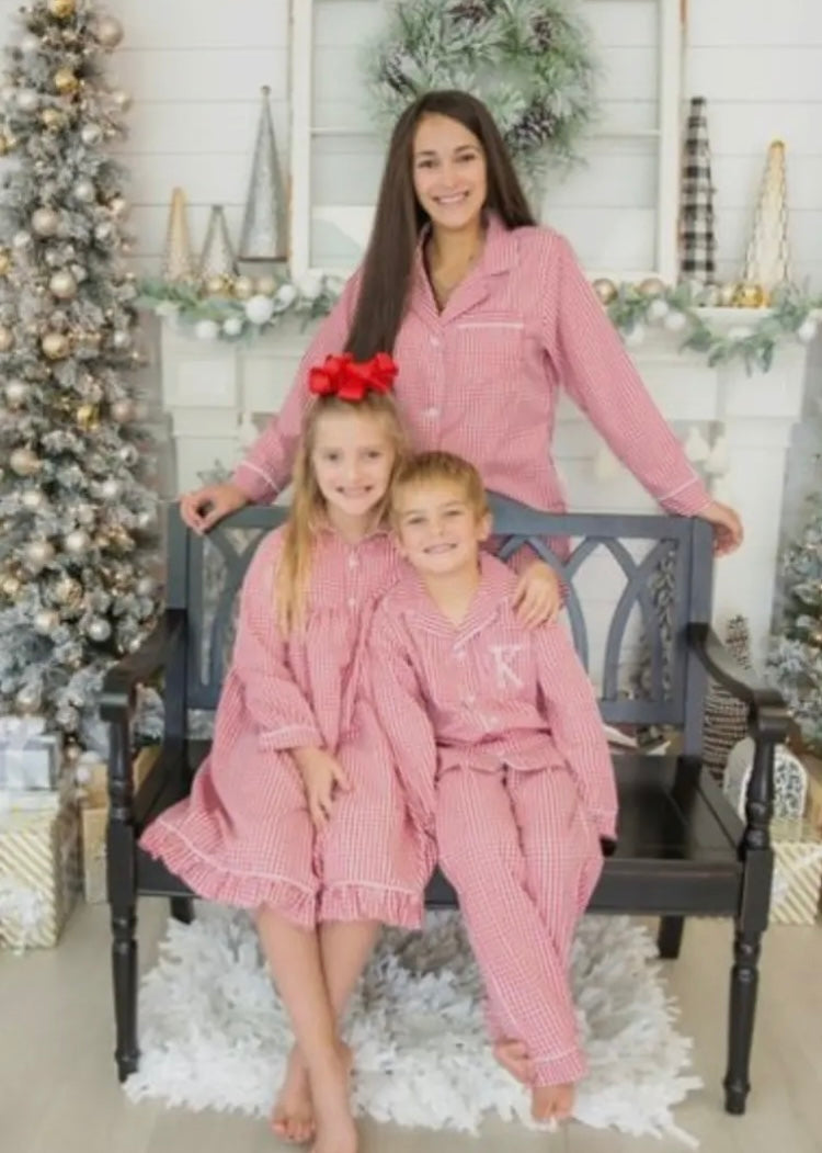 Red Gingham Nightgown