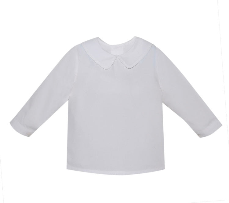 White Boy Peter Pan Long sleeve Shirt