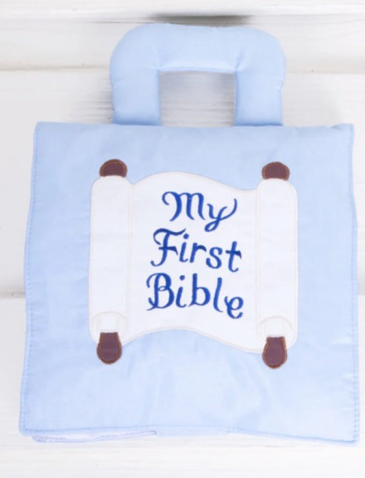 My first bible blue plush