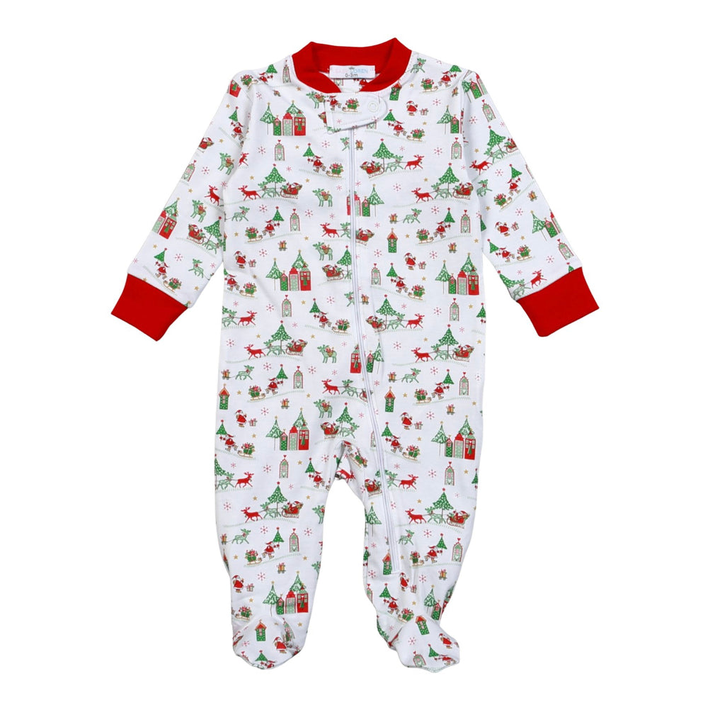 Santa Is Coming To Town Footie